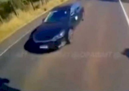 Novas imagens mostram carro perdendo controle em acidente que matou quatro na BR-163