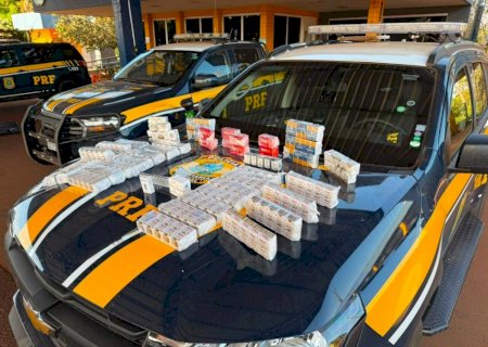 Jataí - Homem é detido em Goiás após sair de MS com 1,2 mil ampolas emagrecedoras
