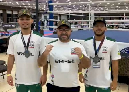 Atletas de Dourados conquistam medalhas de prata no Pan-Americano de Kickboxing