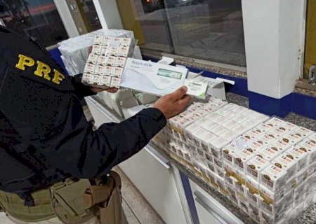 Polícia apreende mais de 1,9 mil frascos de Mounjaro em cabine de caminhão em Nova Andradina