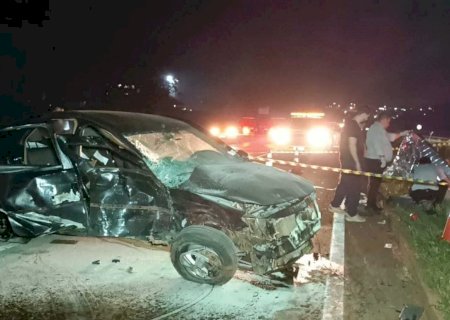 Acidente envolvendo três veículos deixa uma pessoa m#rta na BR-163