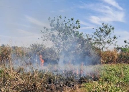 Itaporã: Defesa Civil atende princípio de incêndio na região do Tatuí e alerta sobre proibição de queimadas