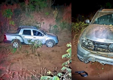 Ladrão invade casa, faz limpa e sofre acidente com carro da vítima na MS-427