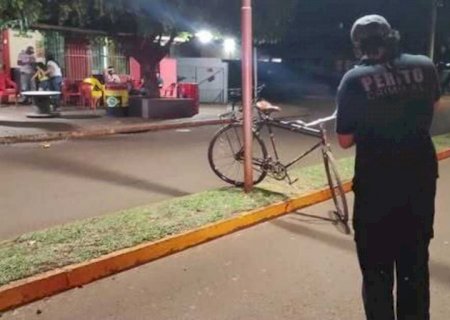 Idoso é atropelado e sofre ferimentos graves na cabeça em Rio Brilhante