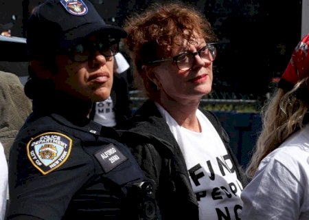 Susan Sarandon e outras atrizes são detidas em ato contra Netanyahu