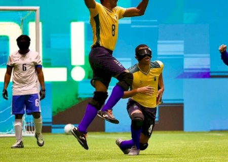 Brasil é hepatcampeão da Copa América de futebol de cegos em SP