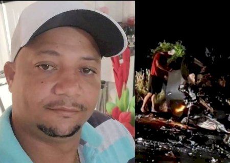 Batida entre carro e caminhonete mata motorista em Aparecida do Taboado