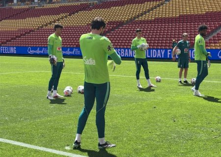 Seleção brasileira faz treino aberto em Brisbane antes de viagem para a Índia
