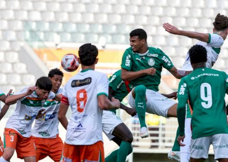 Naviraiense perde para o Palmeiras e cai na Copa do Brasil Sub-20