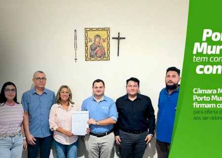 Sicredi firma convênio de crédito consignado com a Câmara Municipal de Porto Murtinho