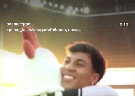 Kaio Jorge provoca Atlético-MG com vídeo nas redes sociais: "Calma, papai está aqui"; assista