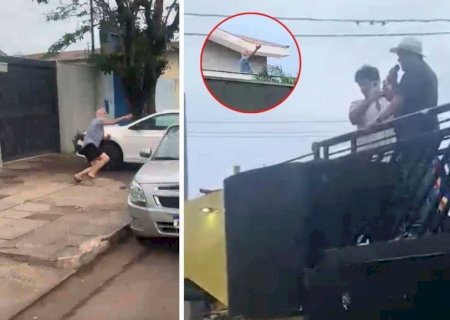 Pai de prefeito de Corumbá se machuca durante campanha de Chicão Vianna
