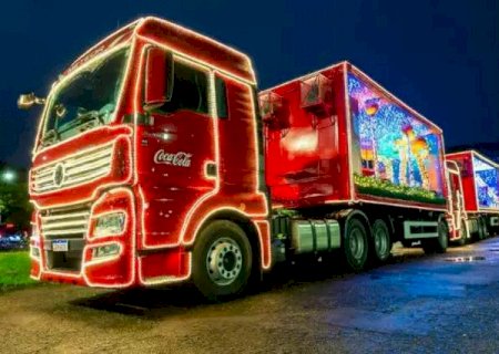 Itaporã está na rota da Caravana Iluminada de Natal da Coca-Cola; desfile será no dia 17 de dezembro