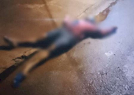 Maracaju - Execu&ccedil;&atilde;o a tiros deixa homem morto no meio de rua