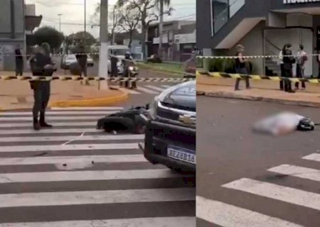 Motorista invade preferencial e mata trabalhadora a caminho do serviço em Dourados (vídeo)