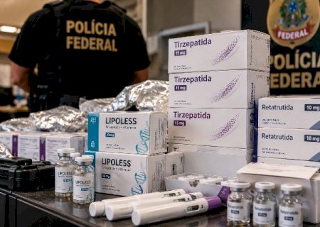 PF faz operação contra grupo por importação irregular de remédio para emagrecer em MS