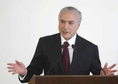Michel Temer anuncia apoio a Flávio Bolsonaro no 2&ordm; turno
