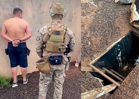 Polícia encontra bunker subterrâneo usado para esconder drogas em Caarapó