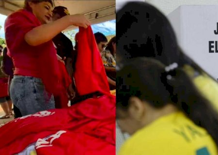 Time Flávio ou Lula? Camiseta de candidato tá liberada, mas há restrições