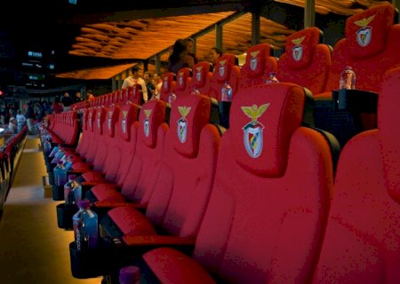 Benfica inaugura camarote de luxo com lugares a R$ 70 mil por temporada; veja fotos